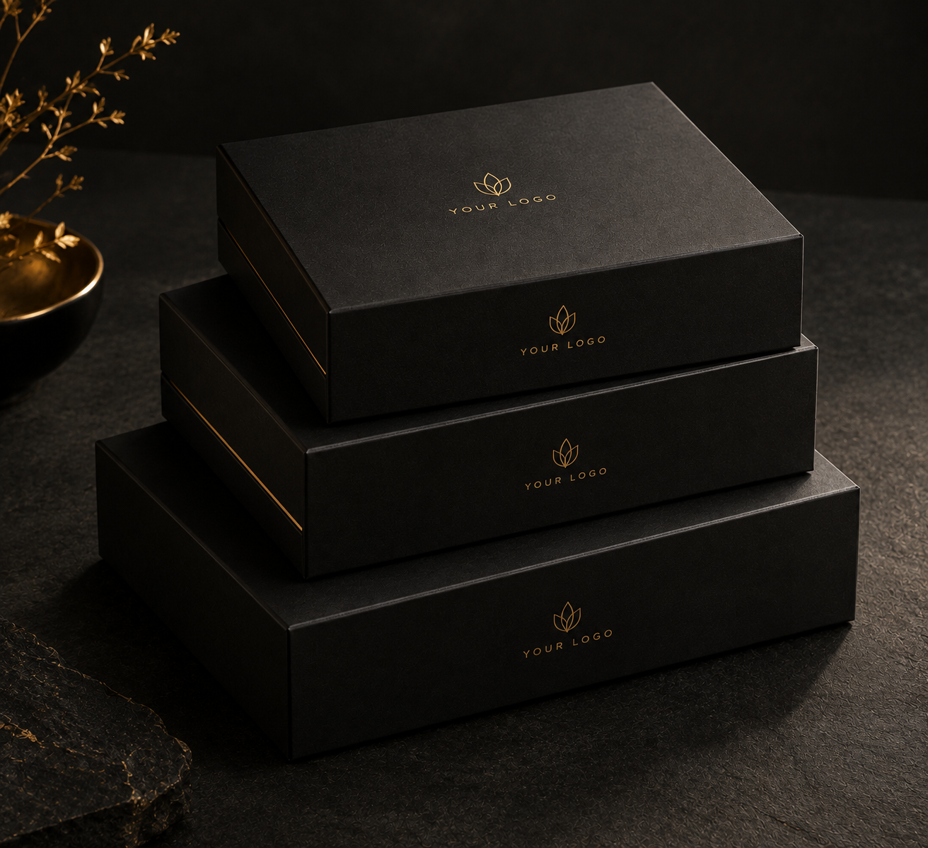 Corporate Gifting Box Mockup